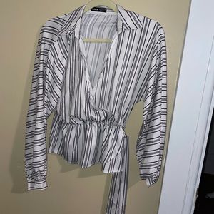 Shein Stripped Blouse